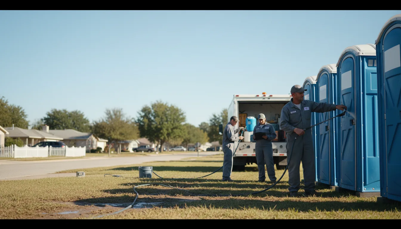 Long-Term Portable Toilet Rental in Poolville, TX near me